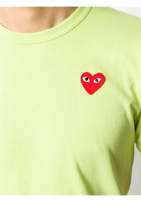 T-shirt con applicazione cuore PLAY COMME DES GARCONS | T-shirt | P1T2722